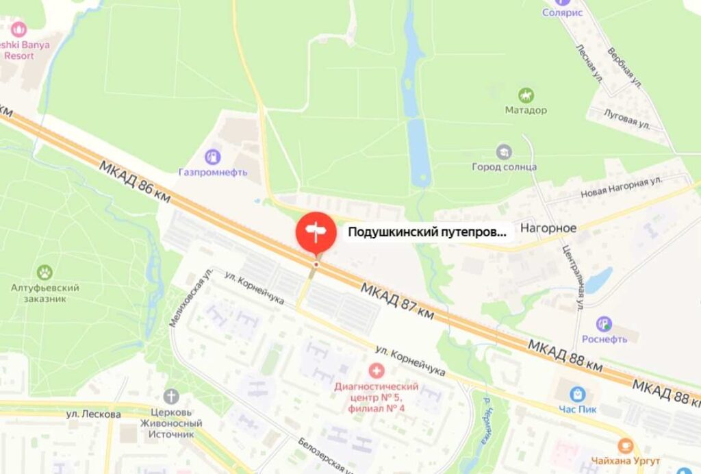 Смертельное ДТП 29.01.2025 на северо-востоке Москвы на Подушкинском путепроводе
